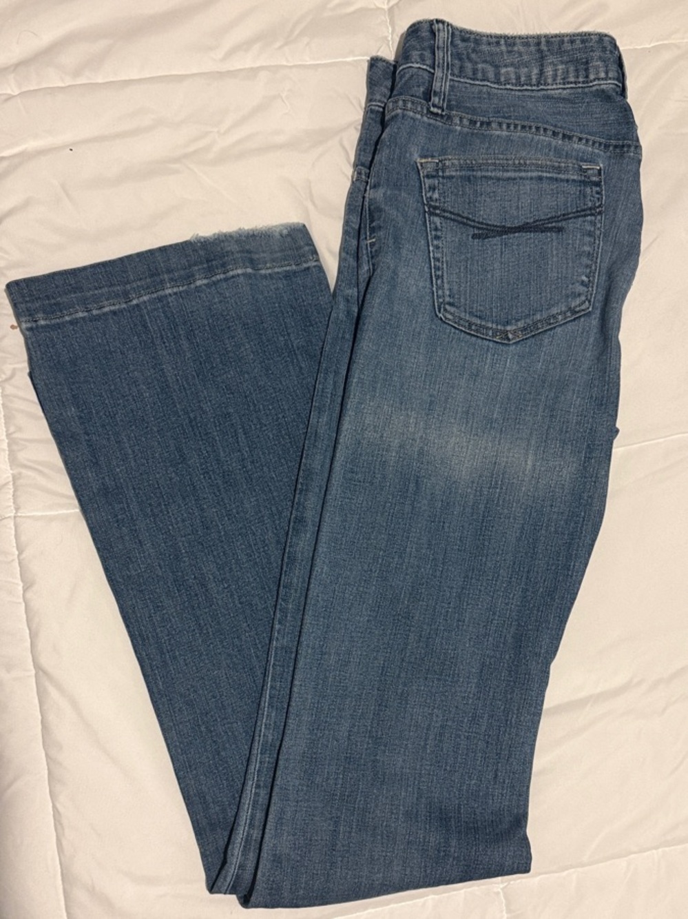 Classic Boot Cut Jeans in Medium Blue
